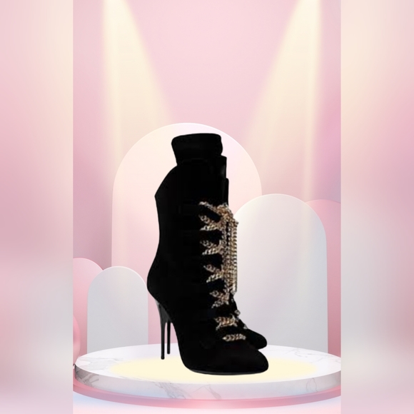 Giuseppe Zanotti High Heeled Designer Boots - Picture 2 of 11